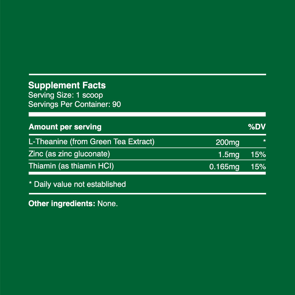L-Theanine Powder 23g (90 servings, >80% purity)