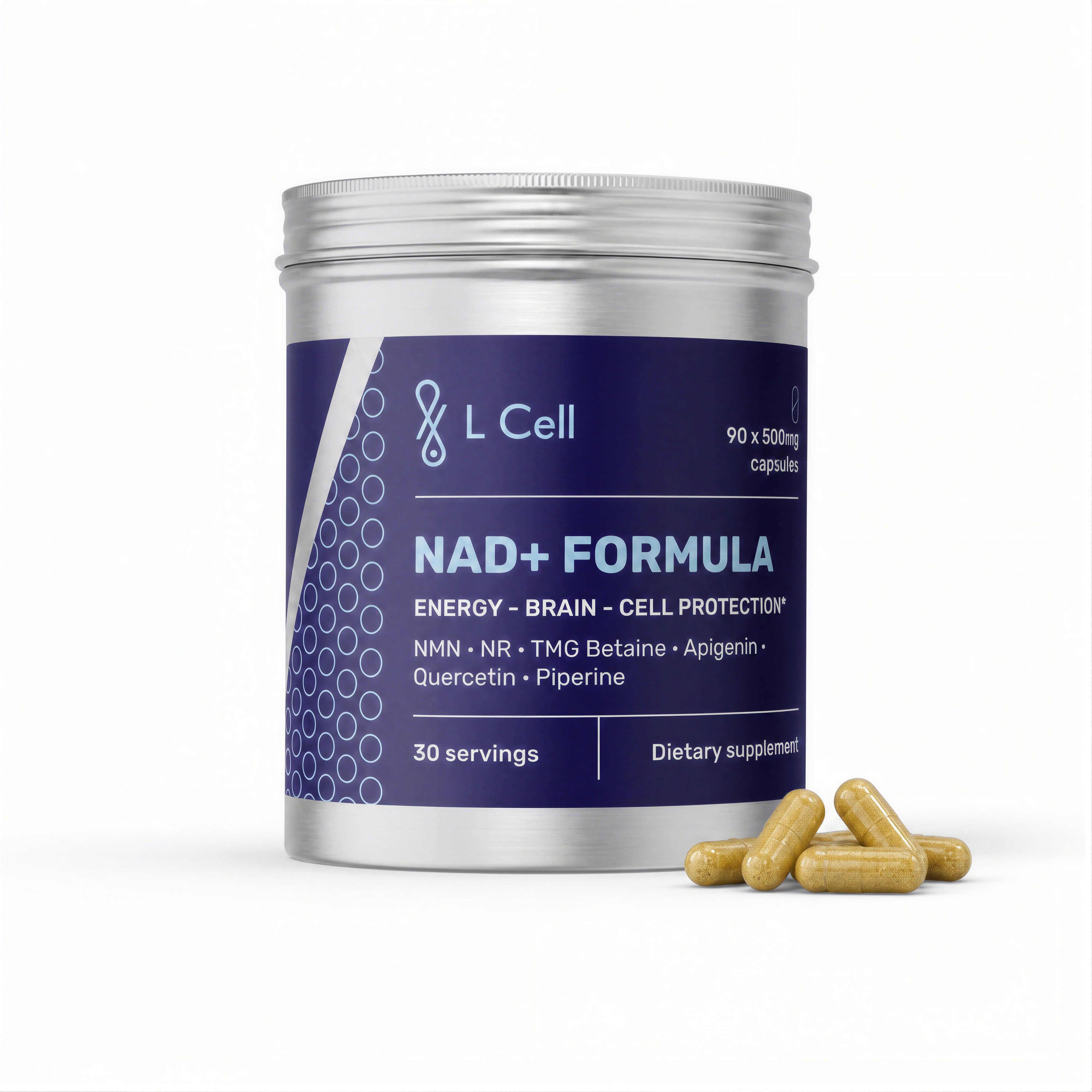 NAD+ Formula (30 servings, 90 capsules)