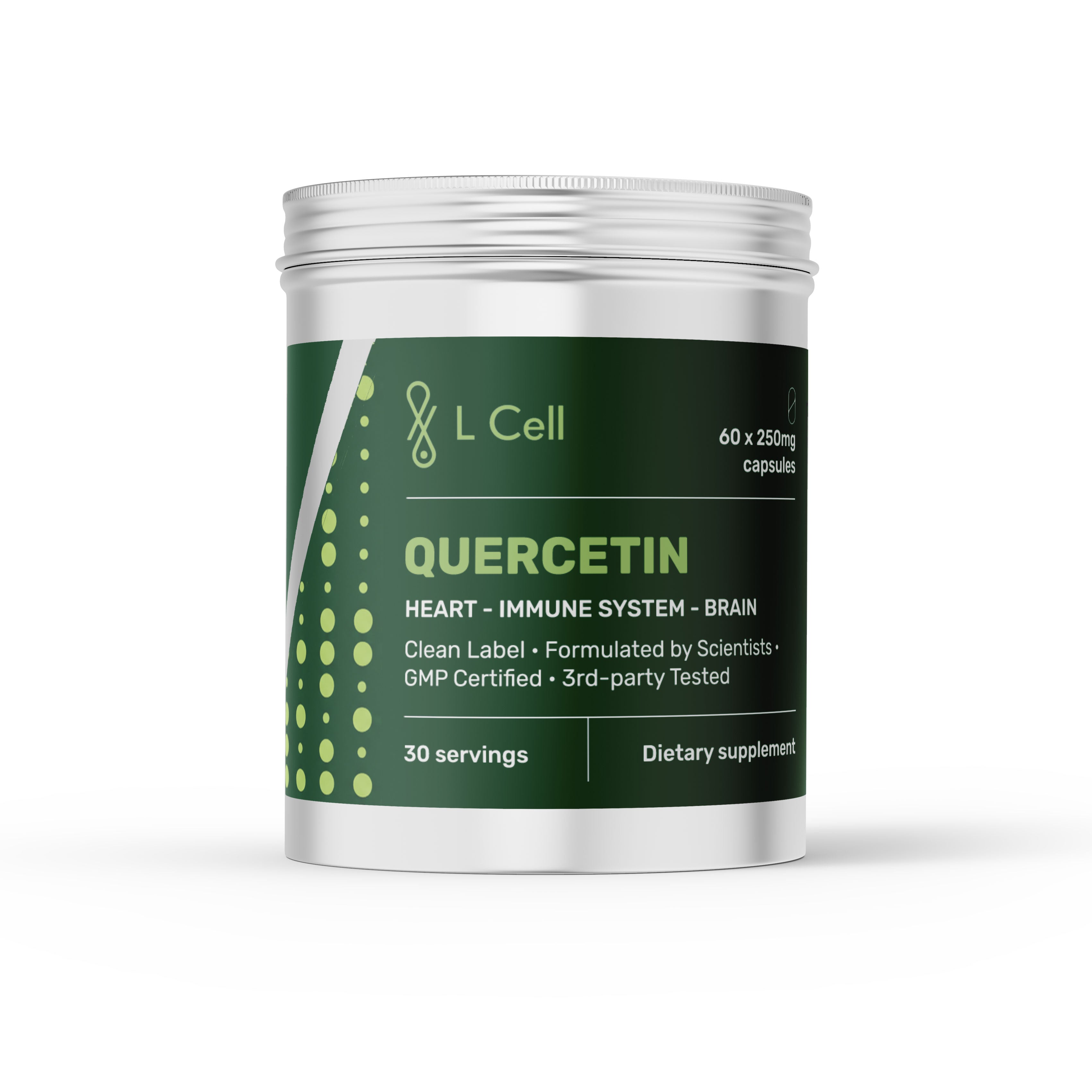 Quercetin Capsules 250mg (30 servings, 60 caps)
