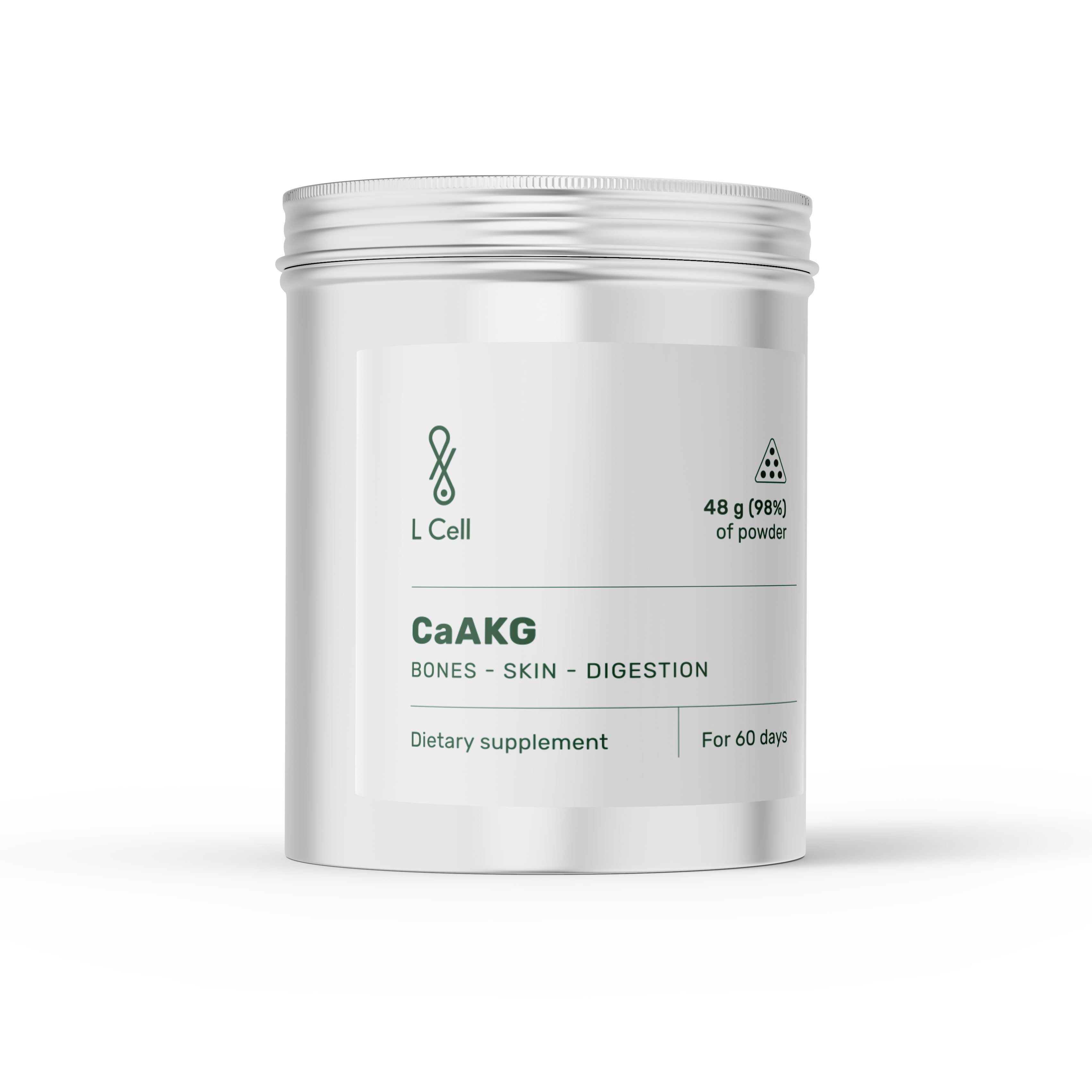 CaAKG Powder 48g (60 servings, >98% purity)