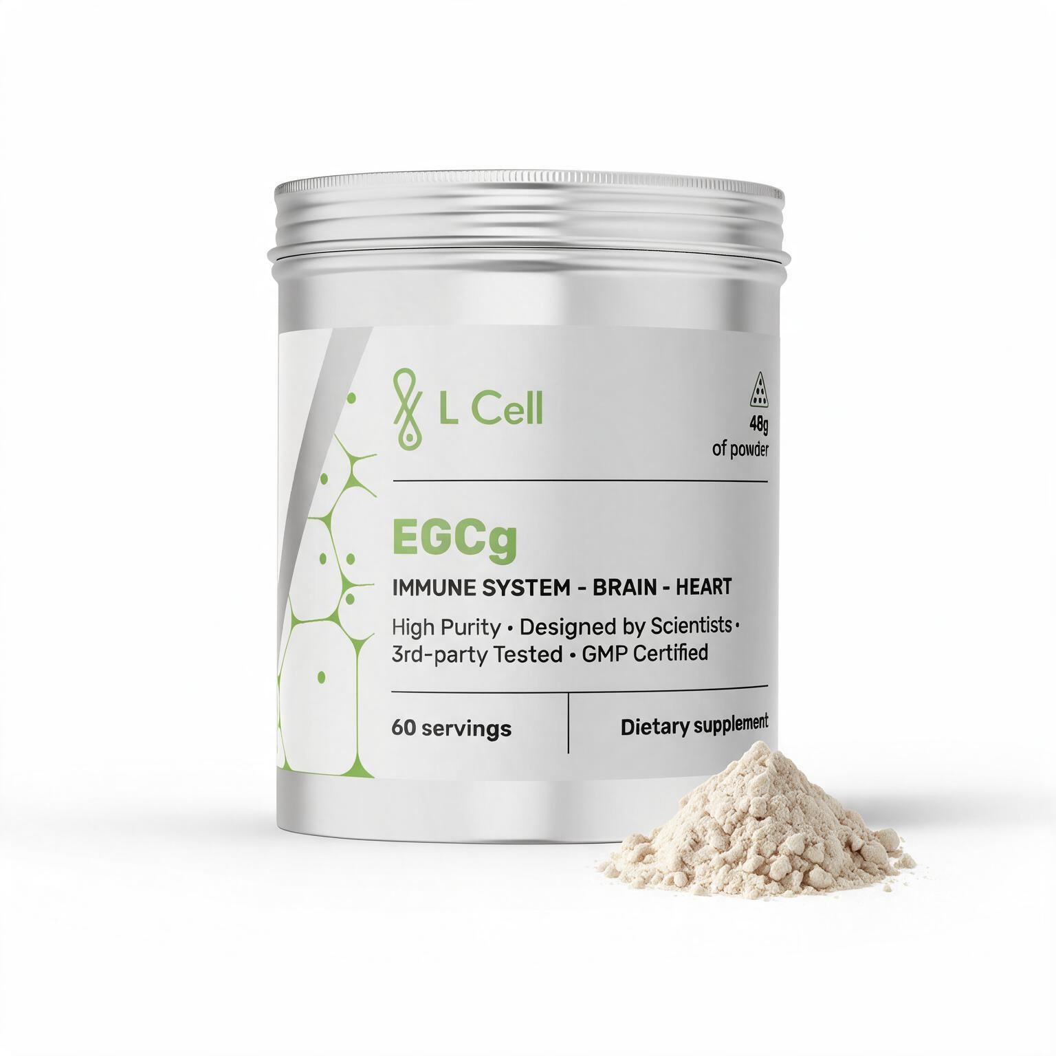 EGCg Powder 30g (60 servings, >90% purity)