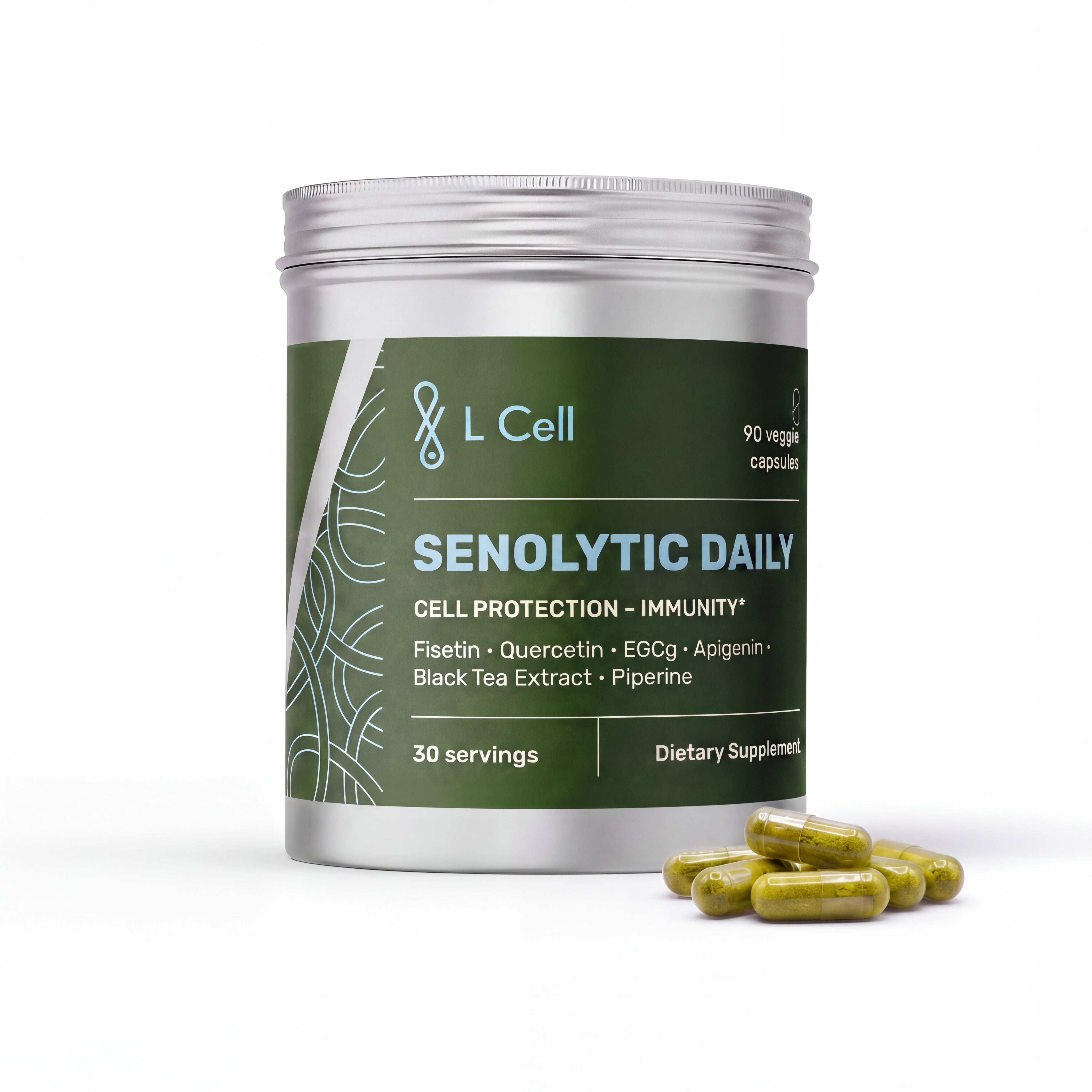 Senolytic Daily Formula (30 servings, 90 capsules)